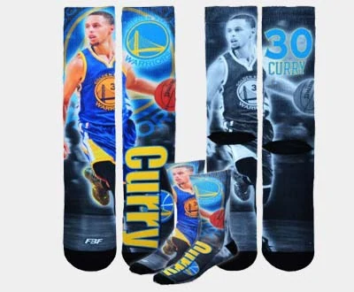 Golden State Warriors NBA Drive Crew Kids Socks - Stephen Curry