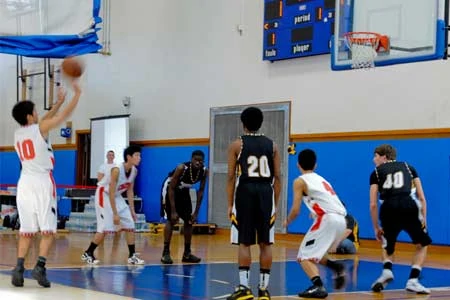 High School Basketball Hoop Height