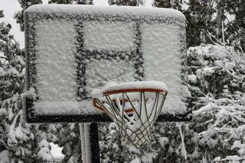 Winterizing the Portable Basketball Hoop