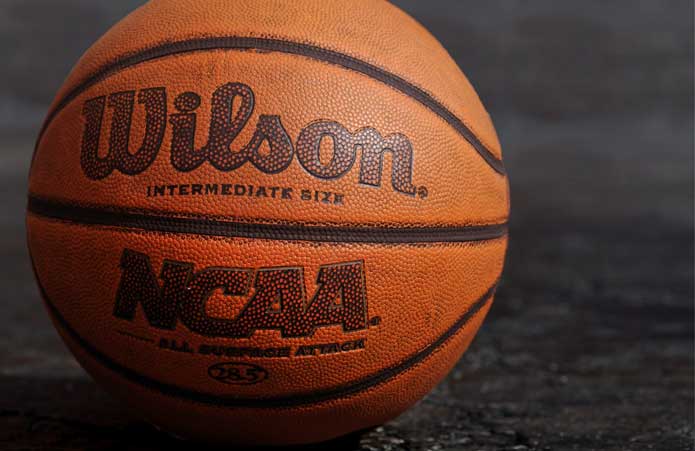 Wettkampf FIBA zugelassen Wilson Indoor-Basketball Granulat Sportparkett Solution Game Ball Linolium- oder PVC-Boden