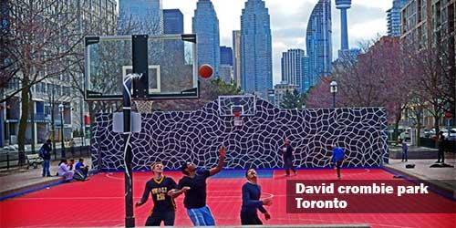 david-crombie-park-toronto Toronto Canada Outdoor Basketball Court